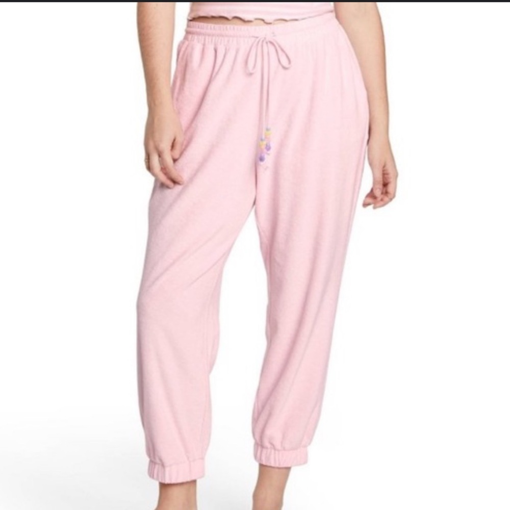 Stoney Clover Lane x Target Light Pink Lounge Terrycloth Joggers Size 2X NWT